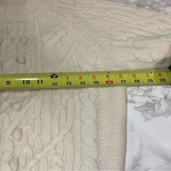 Cable-knit Wool-blend Sweater  - Picture 5 of 7